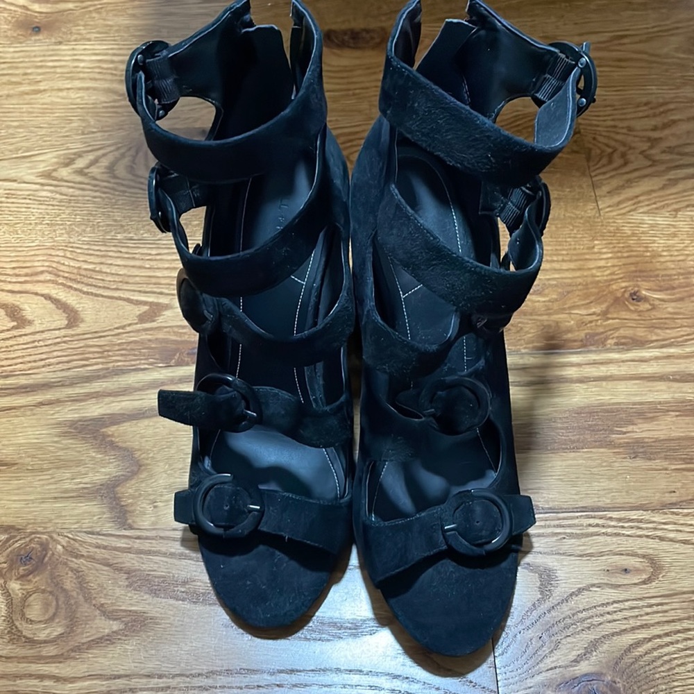 Kendall & Kylie Suede Block Heels